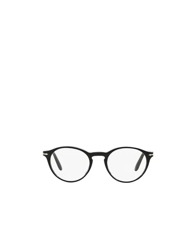 Persol Round Frame Glasses In White