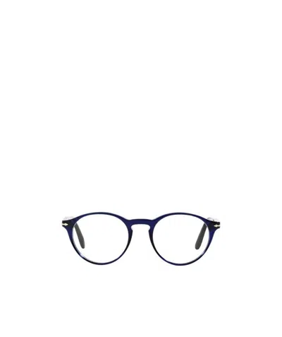 Persol Round Frame Glasses In White