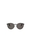 Persol Round Frame Sunglasses In Brown