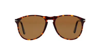 Persol Round Frame Sunglasses In 24/57