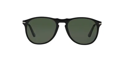 Persol Round Frame Sunglasses In Black