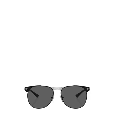 Persol Round-frame Sunglasses In Black