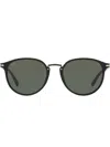 Persol Round-frame Sunglasses In Black