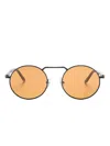 Persol Round-frame Sunglasses In Black