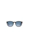 Persol Phantos 52mm Gradient Round Sunglasses In Blue