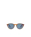 Persol Round Frame Sunglasses In Blue