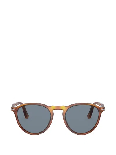 Persol Round-frame Sunglasses In Brown