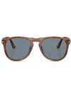 Persol Round-frame Sunglasses In Brown