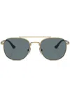 Persol Round-frame Sunglasses In Gold