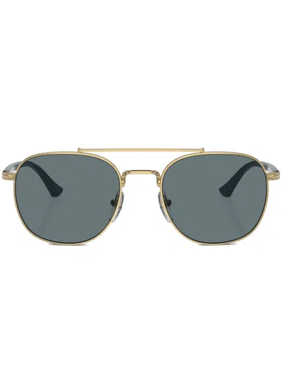 Persol Round-frame Sunglasses In Gold