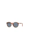 Persol Round Frame Sunglasses In Gray