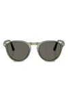 Persol Round-frame Sunglasses In Green