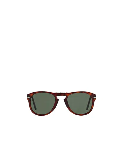 PERSOL PERSOL ROUND FRAME SUNGLASSES