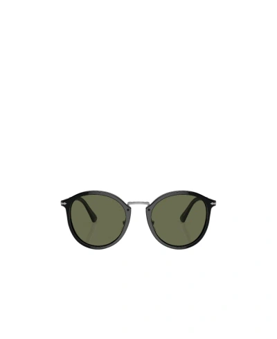 Persol Round-frame Sunglasses In Green