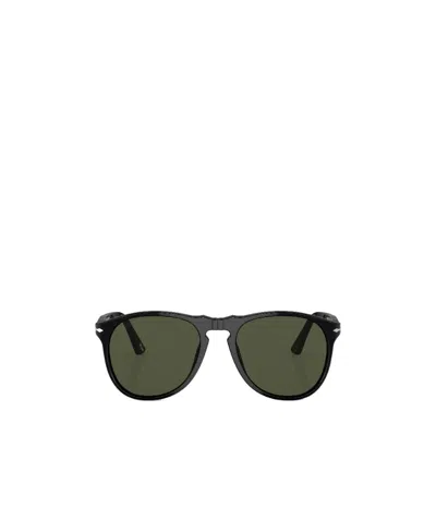 Persol Round Frame Sunglasses In Green