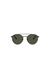Persol Round Frame Sunglasses In Green