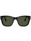 Persol Round-frame Sunglasses In Schwarz