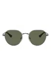 Persol Round-frame Sunglasses In Pattern