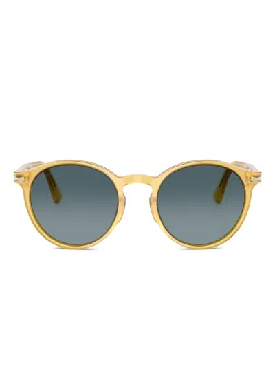 Persol Round-frame Sunglasses In Yellow