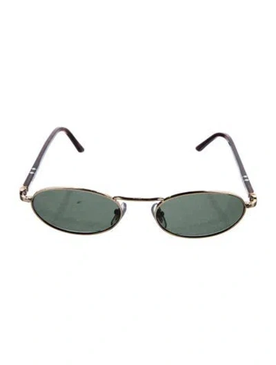 Pre-owned Persol Round Tinted Sunglasses In Multi