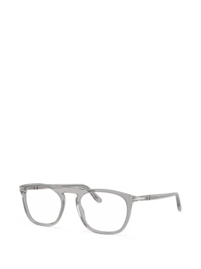 Persol Round-frame Glasses In Gray