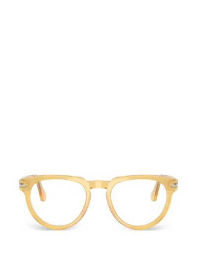 Persol Round-frame Glasses In Brown