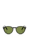Persol Round-frame Sunglasses In Black