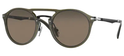 Pre-owned Persol Silhouette Explorer Line Extension 8690 Silver/grey Shaded (6235) Sunglasses In Gray