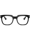 Persol Square-frame Clear-lenses Glasses In Black