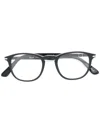 Persol Round Frame Glasses In Black