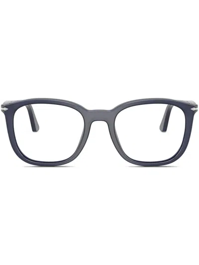 Persol Square Frame Glasses In Blue