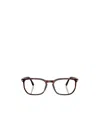 Persol Square Frame Glasses In Brown