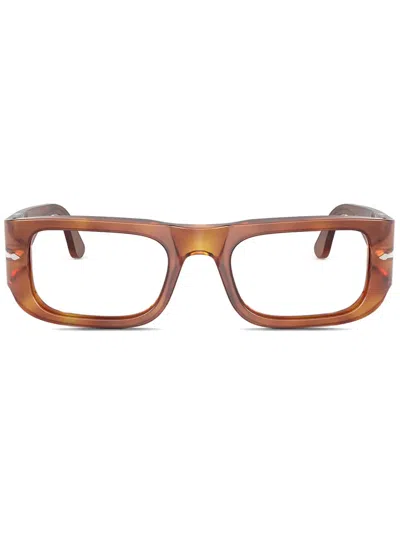 Persol Square-frame Glasses In Brown