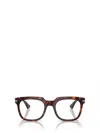 Persol Square Frame Glasses In Brown