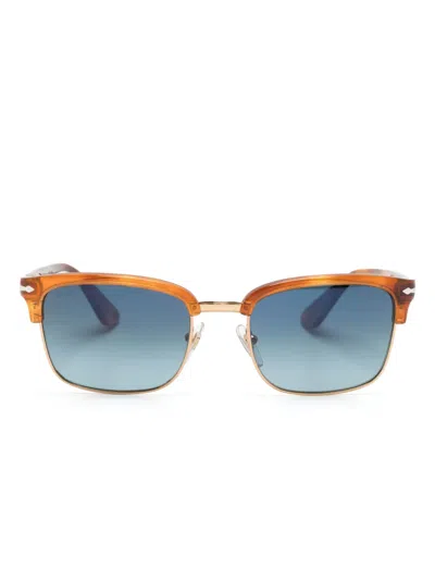 Persol Square-frame Glasses In Brown