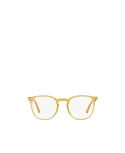 Persol Square Frame Glasses In White