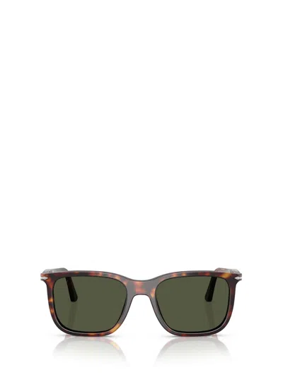 Persol Square Frame Sunglasses In Green