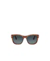 Persol Round Frame Sunglasses In Black