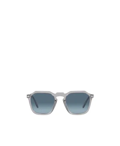 Persol Square Frame Sunglasses In Blue