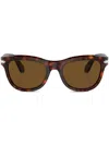 Persol Square-frame Sunglasses In Braun