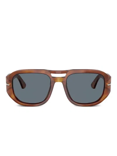 Persol Square-frame Sunglasses In Brown