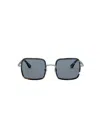 Persol Square Frame Sunglasses In Gray