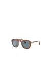 Persol Square Frame Sunglasses In Gray