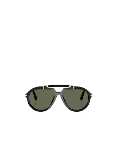 Persol Square Frame Sunglasses In Green