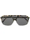Persol Square-frame Sunglasses In Neutrals