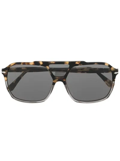Persol Square-frame Sunglasses In Neutrals