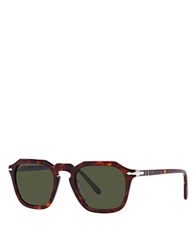 Persol Square Sunglasses, 50mm In Havana