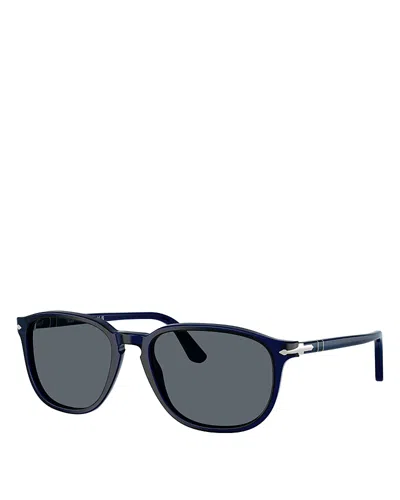 Persol Square Sunglasses, 55mm In Blue