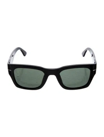 Pre-owned Persol Square Tinted Sunglasses In Black