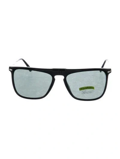 Pre-owned Persol Square Tinted Sunglasses In Black